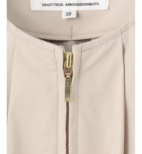 23区「【撥水性/接触冷感】ストレッチライトタイプライター コンパクトブルゾン」|ブルゾン・スタジャン|