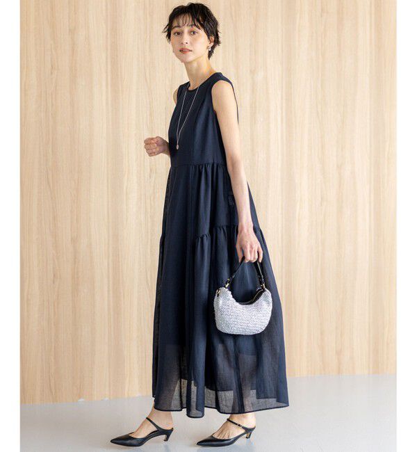 23区「【一部店舗限定/接触冷感/洗える】ラミータンブラー ノースリーブ ワンピース」|ワンピース|