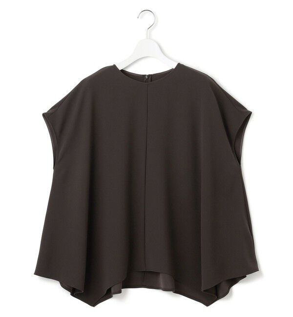 23区「【UVカット/接触冷感/吸水速乾】ストレッチジョーゼット イレギュラーヘムプルオーバー」|Tシャツ・カットソー|