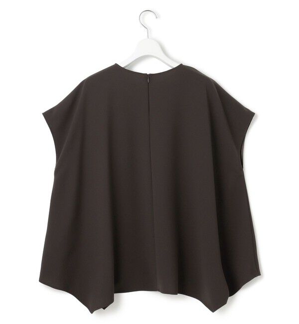 23区「【UVカット/接触冷感/吸水速乾】ストレッチジョーゼット イレギュラーヘムプルオーバー」|Tシャツ・カットソー|