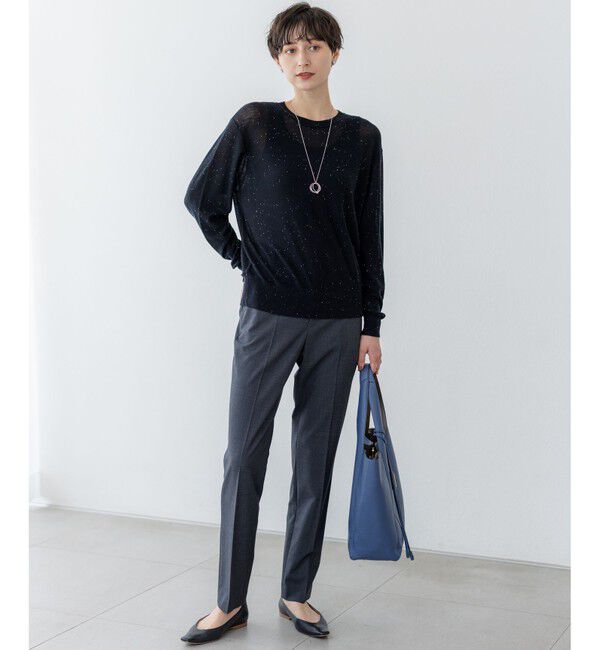 23区「【洗える】TWマットクロス スティック パンツ」|その他|