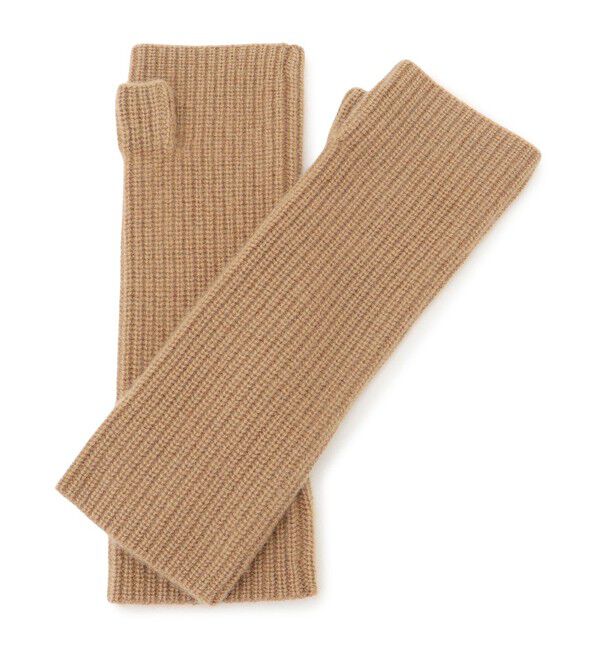 23区「【見上愛さん着用/洗える】ピュアカシミヤ アームウォーマー」|その他|キャメル系