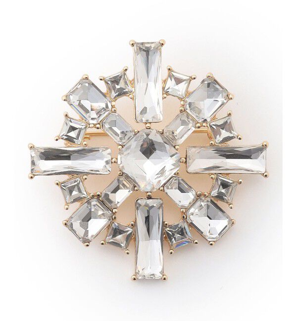 23区「【APPLAUDIR】スクエアビジュー ブローチ」|その他|