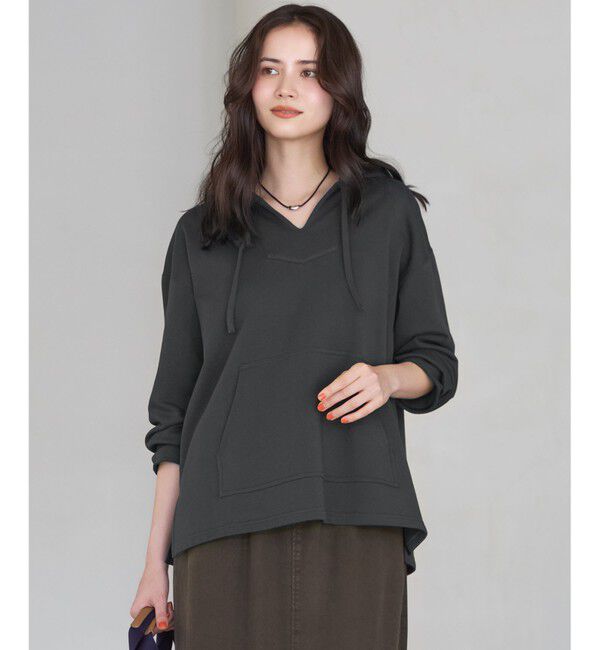 23区「【SLOW/一部店舗限定】ハイゲージテリー メキシカン パーカー」|パーカー|グレー系