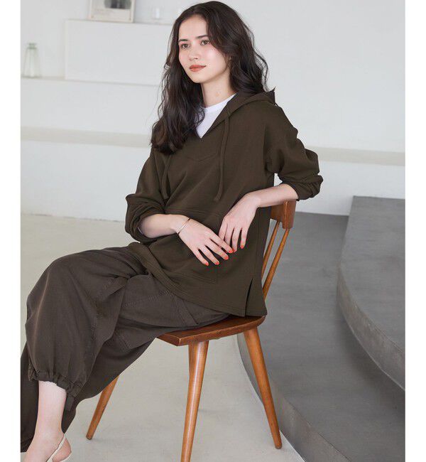 23区「【SLOW/一部店舗限定】ハイゲージテリー メキシカン パーカー」|パーカー|