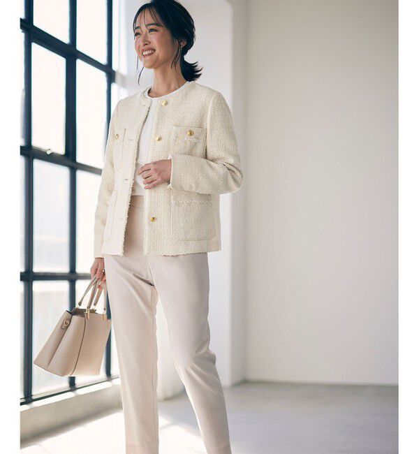 ANY SIS「【セットアップ可】セレモニーダブルクロス テーパードパンツ」|その他|