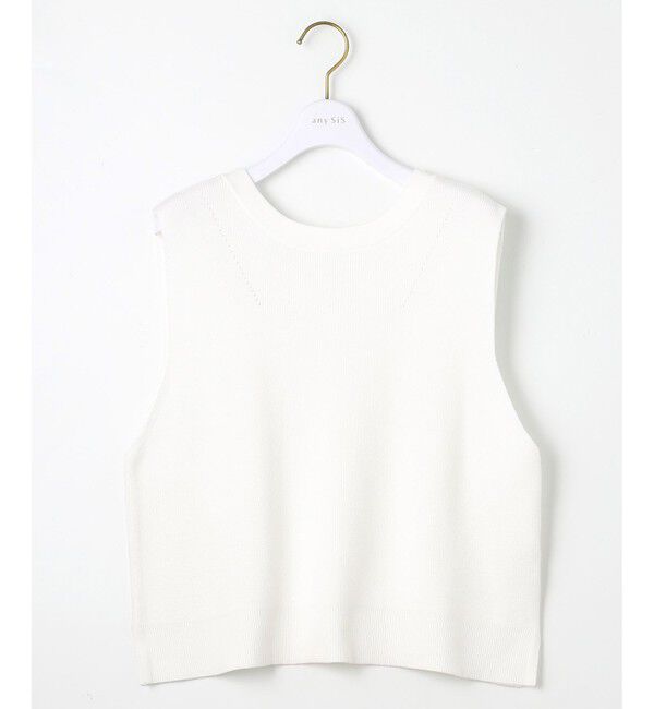 any SiS「【前後着用可】2WAYニット ベスト」|ベスト・ジレ|