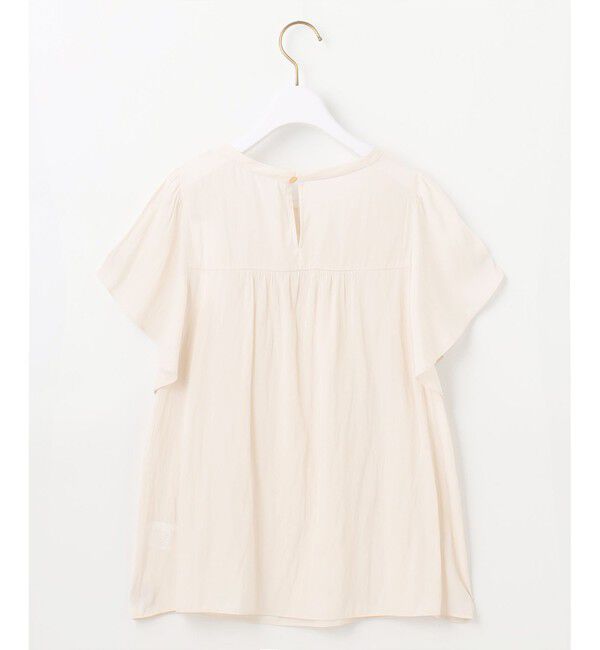 ANY SIS「【洗える】シャーリングツヤ ブラウス」|シャツ・ブラウス|