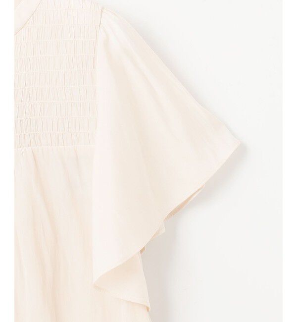 ANY SIS「【洗える】シャーリングツヤ ブラウス」|シャツ・ブラウス|