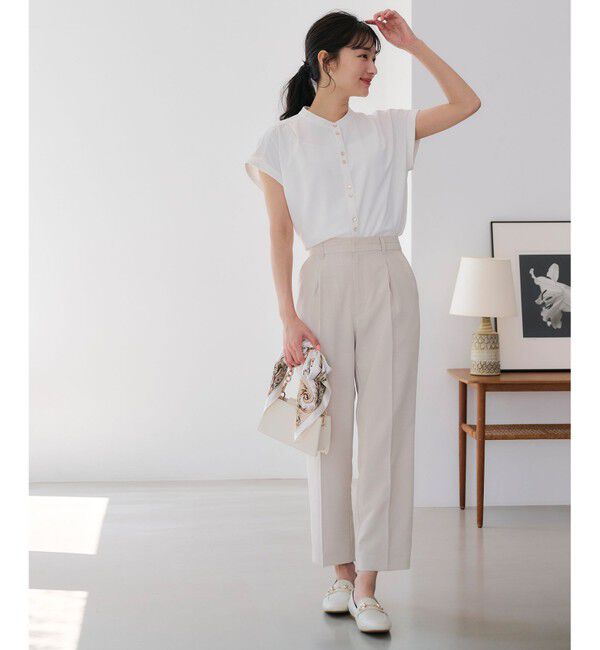 ANY SIS「【UVカット・接触冷感】ドライタッチクール テーパードパンツ」|その他|