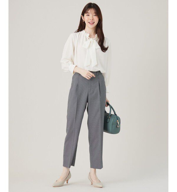 ANY SIS「【UVカット・接触冷感】ドライタッチクール テーパードパンツ」|その他|