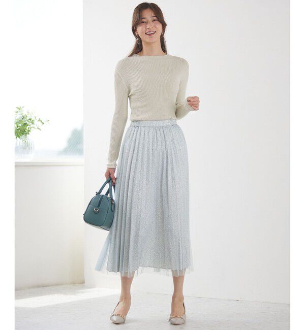 ANY SIS「【洗える】ラメシアーリブ ニット」|ニット・セーター|