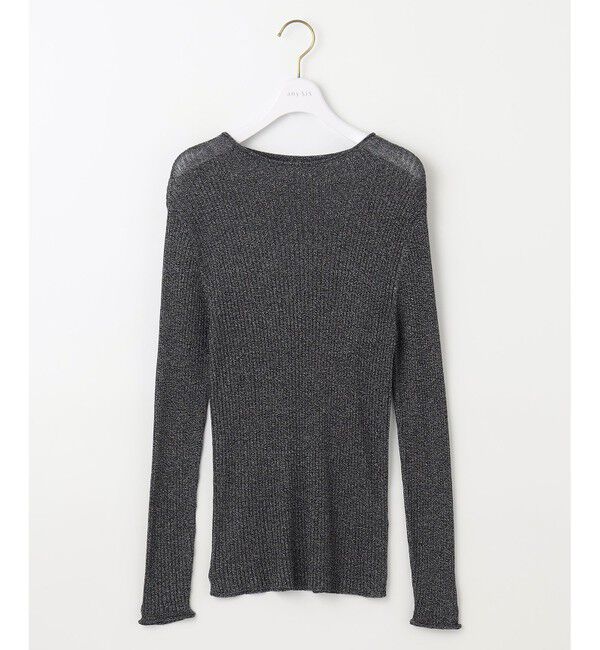 ANY SIS「【洗える】ラメシアーリブ ニット」|ニット・セーター|
