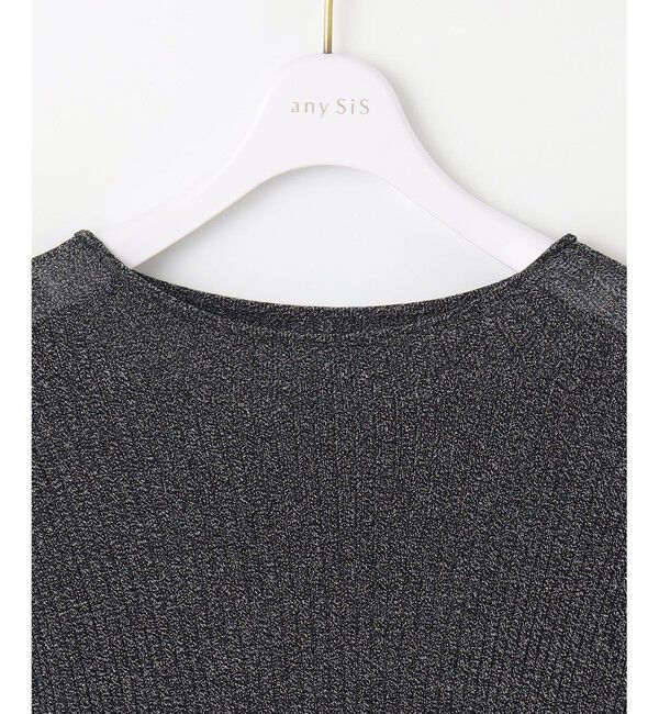 ANY SIS「【洗える】ラメシアーリブ ニット」|ニット・セーター|