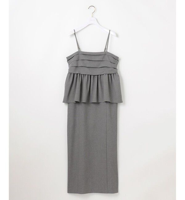 ANY SIS「【BAILA12月号掲載・貴島明日香さんコラボ】ドッキングビスチェワンピース&times;インナーセット」|ワンピース|