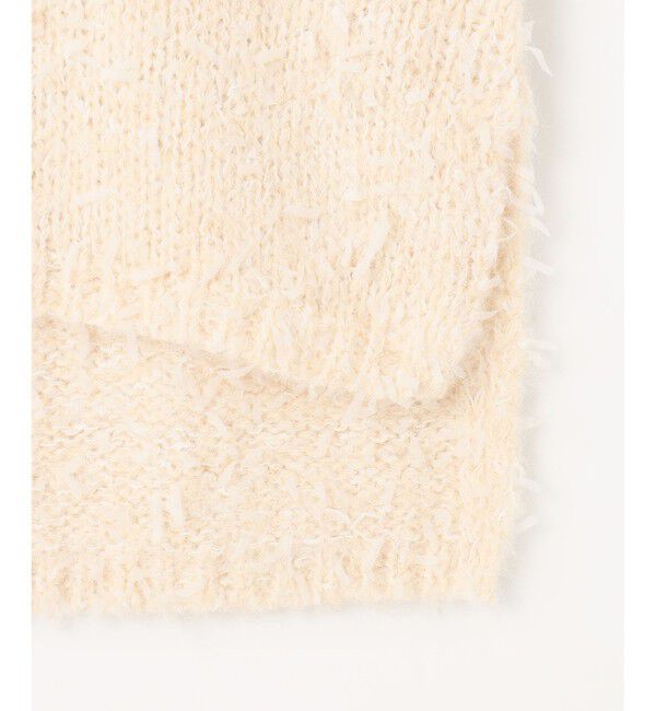 any SiS「【洗える】リボンヤーンミックス ニット」|ニット・セーター|