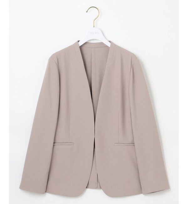 ANY SIS「【UVカット・接触冷感・吸水速乾】スマートビューティストレッチ ノーカラージャケット」|ノーカラージャケット|