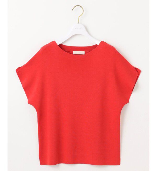 ANY SIS「【接触冷感・UVカット・洗える】ビューティクール フレンチ ニットＴ」|ニット・セーター|