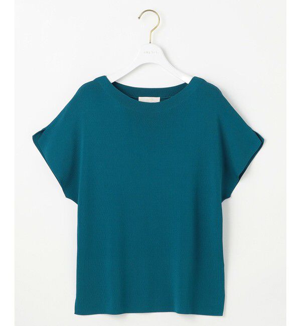 ANY SIS「【接触冷感・UVカット・洗える】ビューティクール フレンチ ニットＴ」|ニット・セーター|