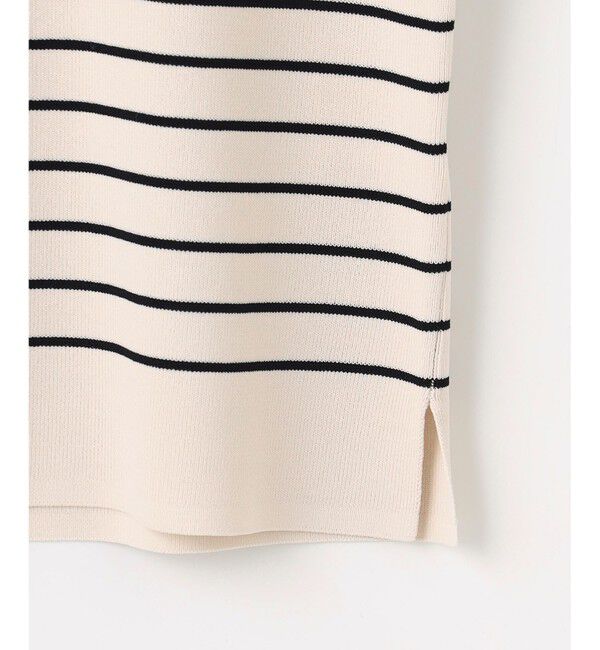 ANY SIS「【接触冷感・UVカット・洗える】ビューティクール フレンチ ニットＴ」|ニット・セーター|