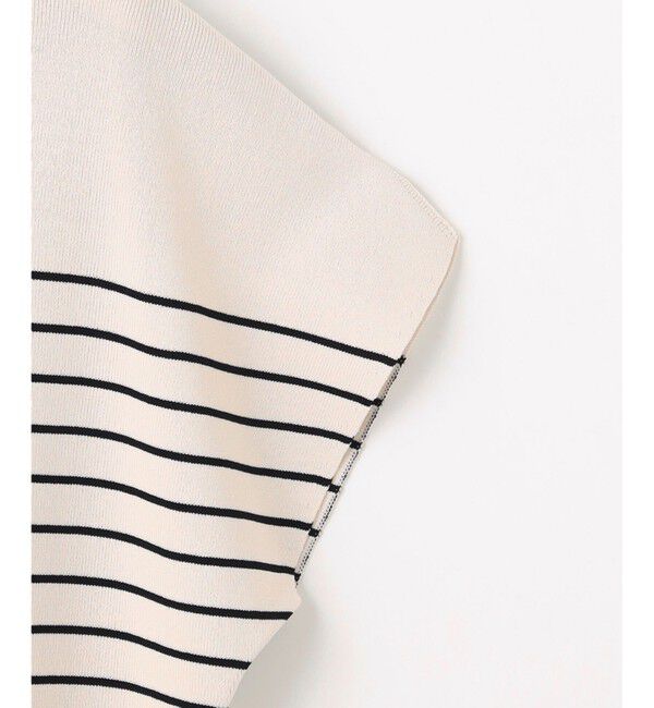 ANY SIS「【接触冷感・UVカット・洗える】ビューティクール フレンチ ニットＴ」|ニット・セーター|