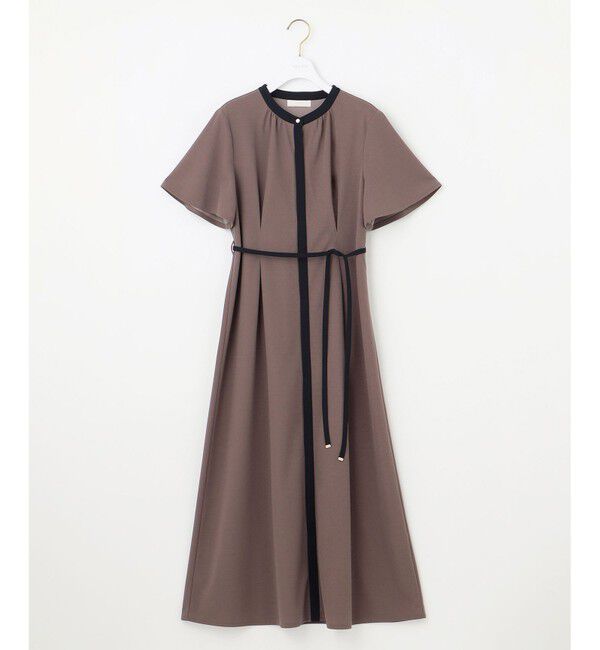 ANY SIS「【UVケア・ストレッチ・洗える】2WAYジョーゼットジャージー ワンピース」|ワンピース|