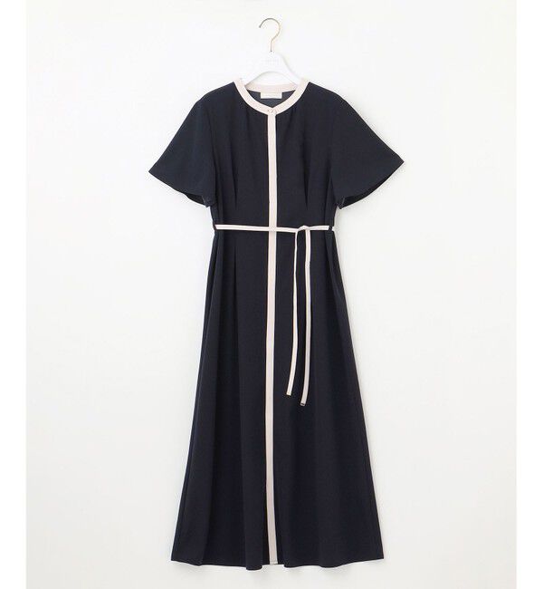 ANY SIS「【UVケア・ストレッチ・洗える】2WAYジョーゼットジャージー ワンピース」|ワンピース|