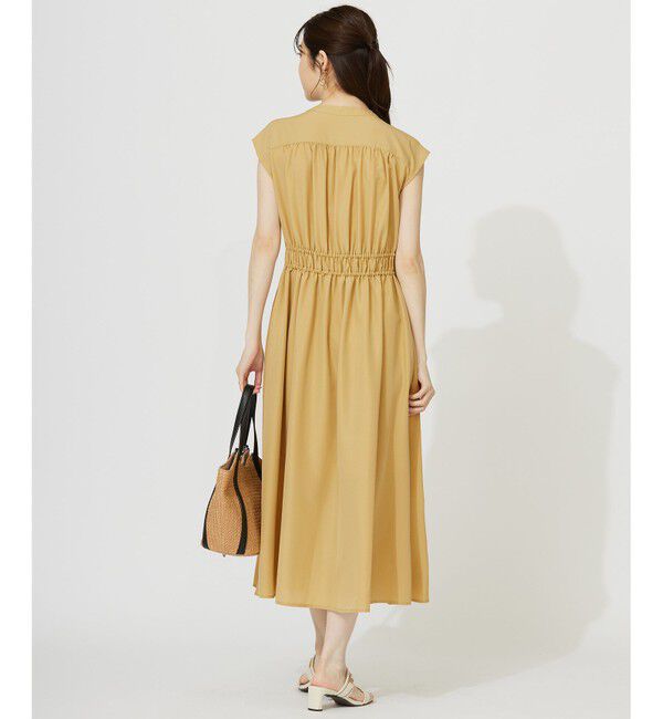 ANY SIS「【洗える】フロントボタンギャザー ワンピース」|ワンピース|