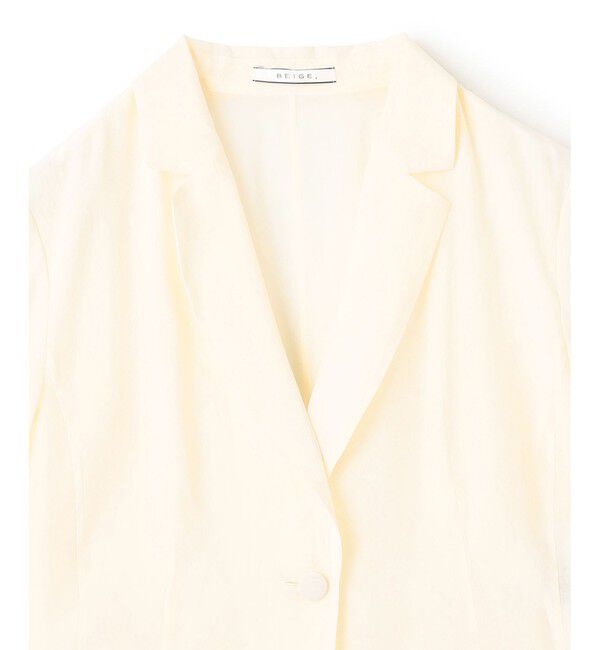 BEIGE,「RICHARD / テーラードジャケット」|テーラードジャケット|
