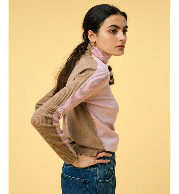 BEIGE,「【洗える】LA MONNAIE / タートルネックニット」|ニット・セーター|Pink&times;Taupe