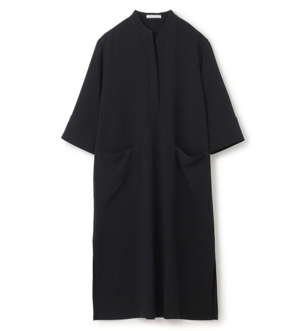 BEIGE,「【洗える】RUE / クロスオーバーVネックワンピース」|ワンピース|