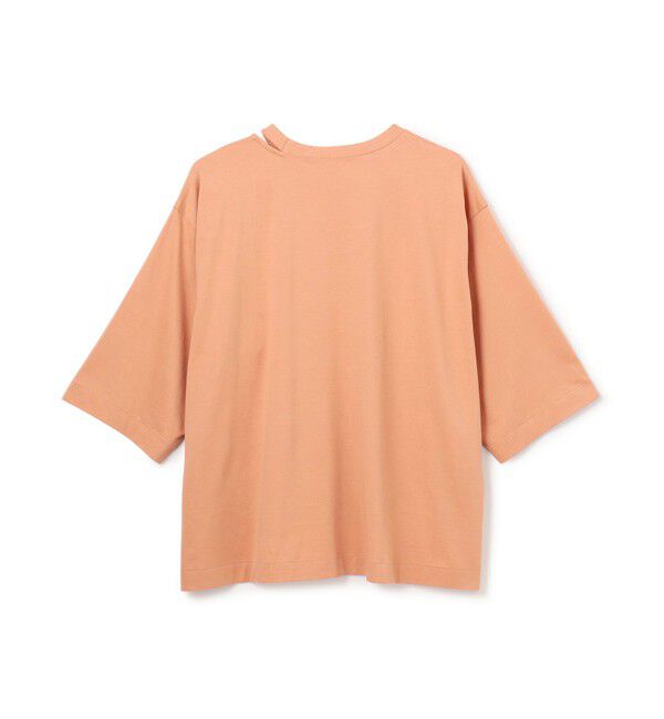 BEIGE,「【洗える・GLOW ８月号掲載】S.BABILA / スリットネックオーバーサイズTシャツ」|Tシャツ・カットソー|