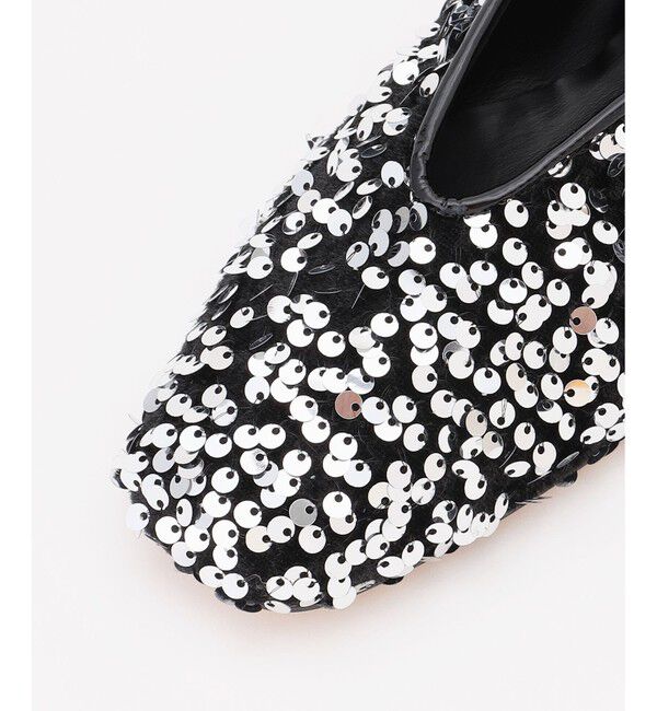 BEIGE,「【一部店舗限定】HENRI EN VARGO / MATHILDE スパンコールメリージェーン」|パンプス|