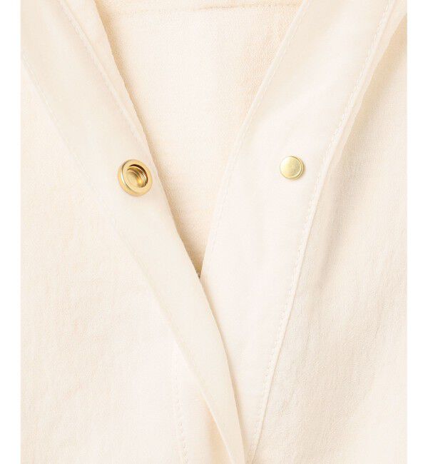 BEIGE,「【洗える】POMONA / Vネックフード付プルオーバー」|Tシャツ・カットソー|