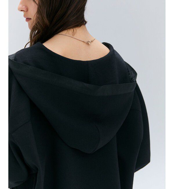 BEIGE,「【洗える】POMONA / Vネックフード付プルオーバー」|Tシャツ・カットソー|