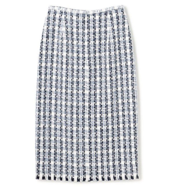 BEIGE,「BERYL / ファンシーツイード Iラインスカート」|スカート|