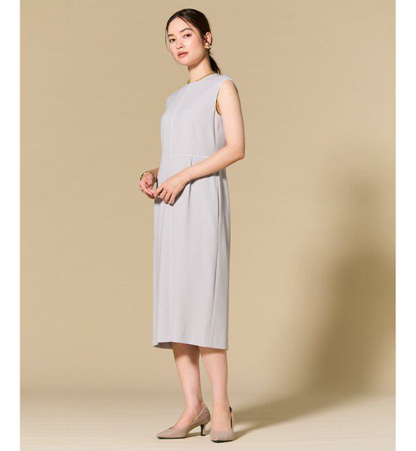 BEIGE,「【L-size・セットアップ対応】CINDY / クルーネックドレス」|ワンピース|