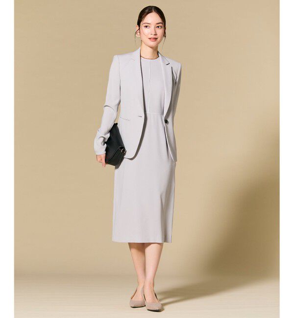 BEIGE,「【L-size・セットアップ対応】CINDY / クルーネックドレス」|ワンピース|