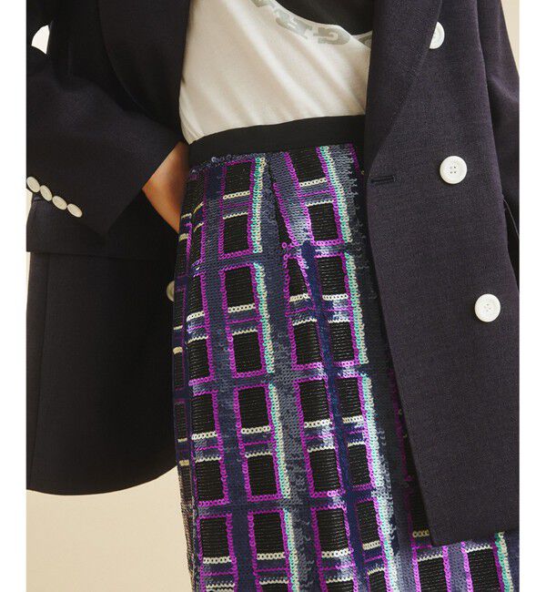 Grace Class「スパンコールタイトスカート」|スカート|