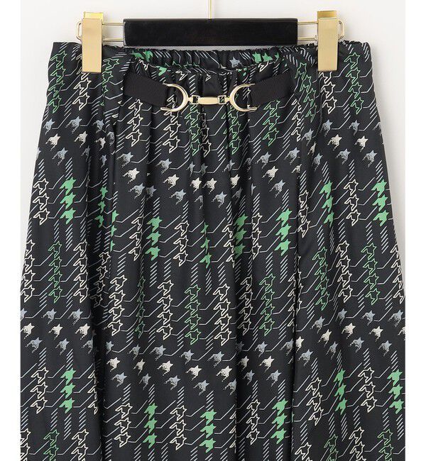 Grace Class「チドリプリントフレアスカート」|スカート|