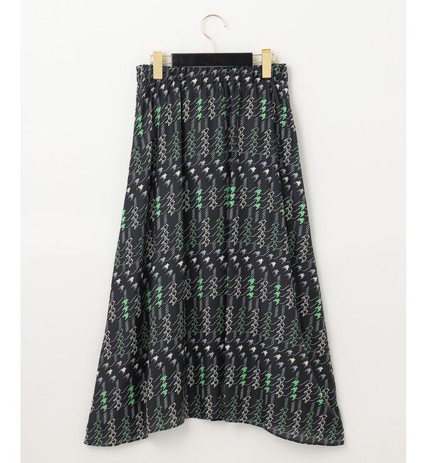 Grace Class「チドリプリントフレアスカート」|スカート|