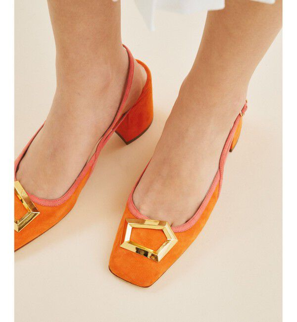 GRACE CONTINENTAL「Rupert Sanderson バックルミュール」|サンダル|