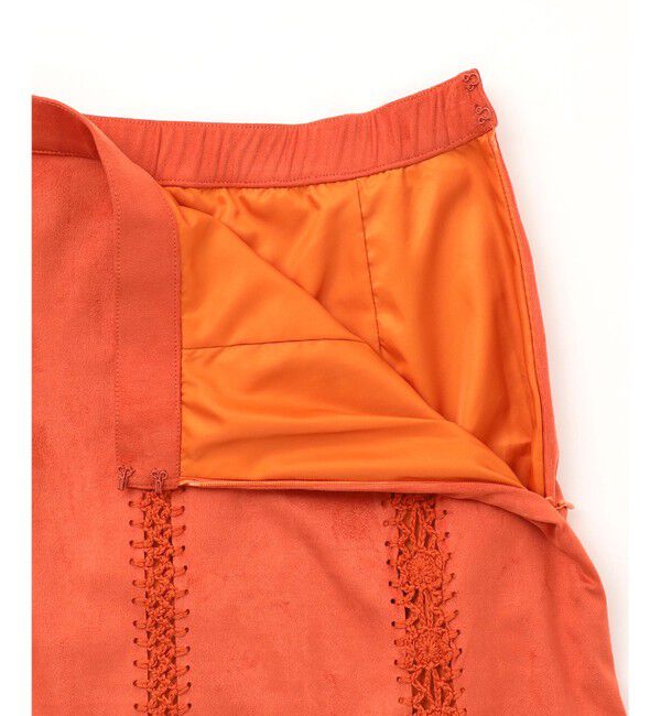 GRACE CONTINENTAL「フェイクスウェードニットスカート」|スカート|