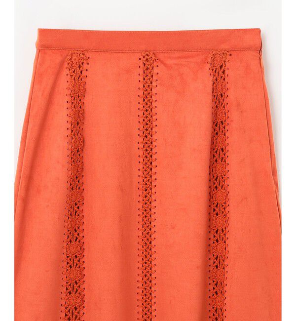 GRACE CONTINENTAL「フェイクスウェードニットスカート」|スカート|