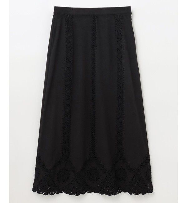 GRACE CONTINENTAL「フェイクスウェードニットスカート」|スカート|