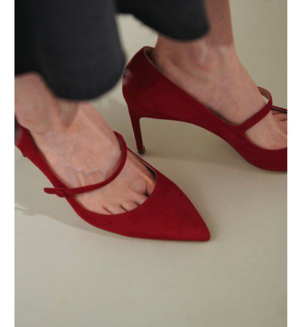 GRACE CONTINENTAL「Rupert Sandersonスエードヒール」|パンプス|