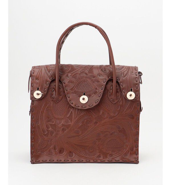 Carving Tribes「Maestra L」|ハンドバッグ|ﾀﾞｰｸﾌﾞ