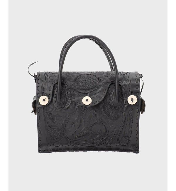 Carving Tribes「Maestra M」|ハンドバッグ|ブラック