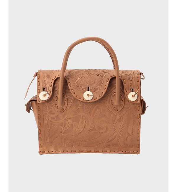 Carving Tribes「Maestra M」|ハンドバッグ|シャモア