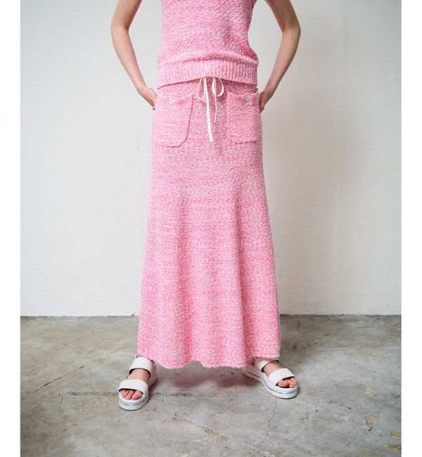 Grace Class「ネップツイードニットスカート」|スカート|